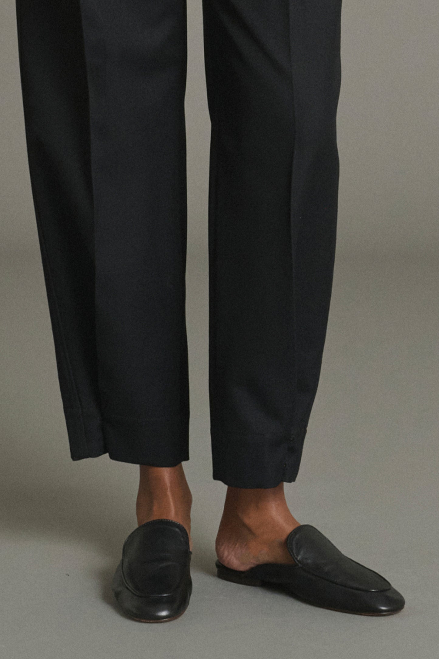 Mules Antonine - Black - Leather - Women