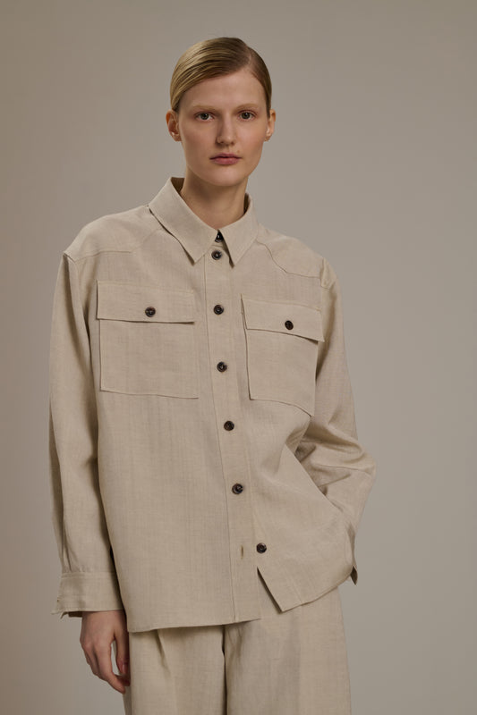 Chemise Bruxelles - Sable - Femme