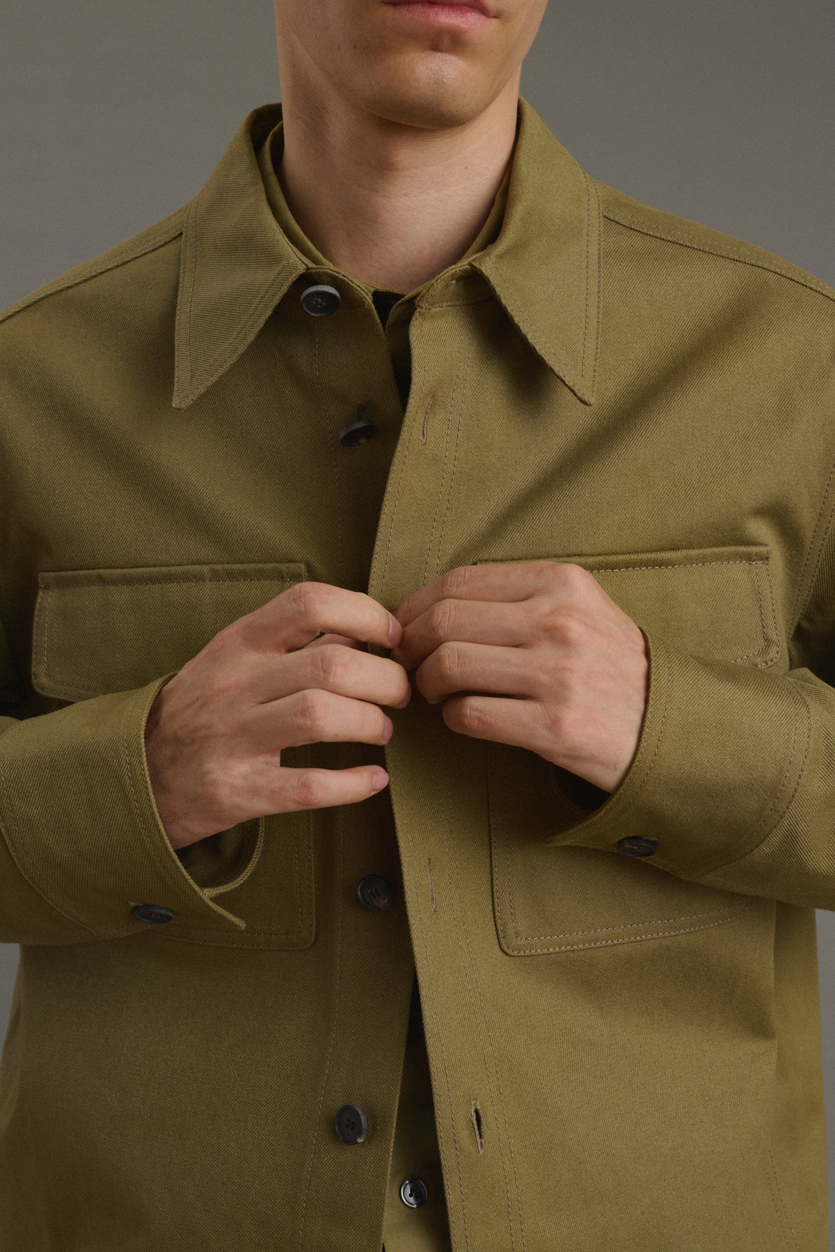 Shirt Tim - Beige - Cotton - Men
