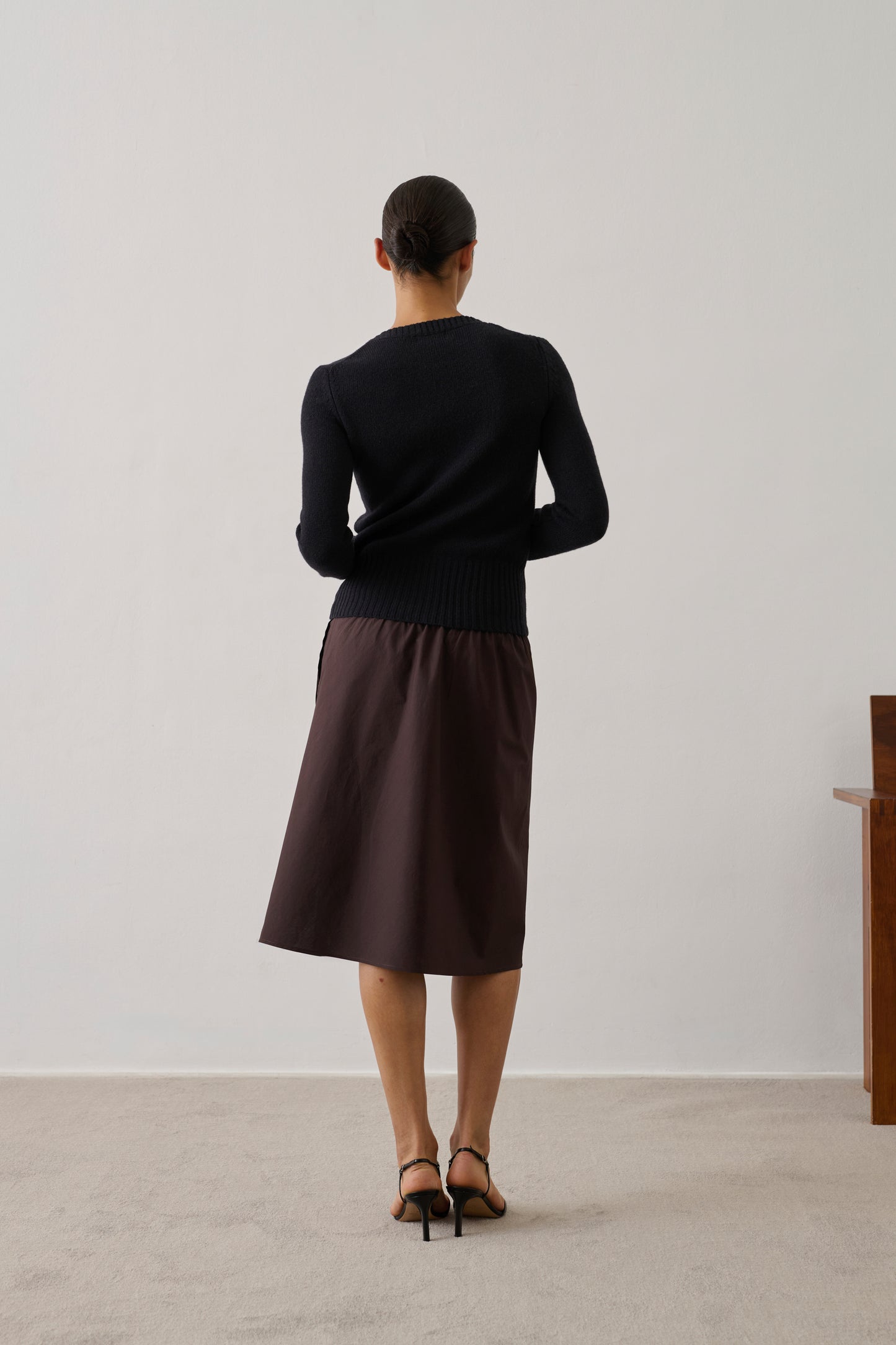 Gipsy pullover - Black - Merino wool - Women