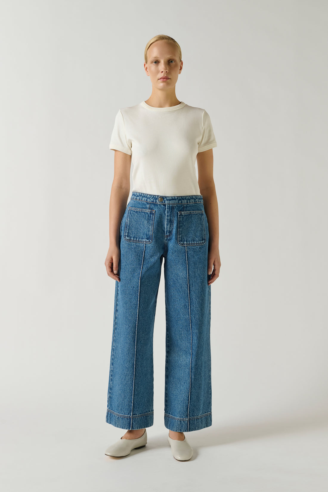 Jean Harry - Denim Bleu Delave - Femme