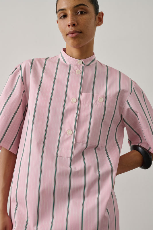 Robe Ilya - Rose/Gris - Coton - Femme