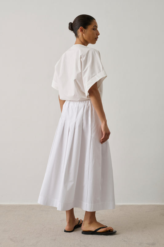 Jupe Amalia - Blanc Cassé - Coton - Femme