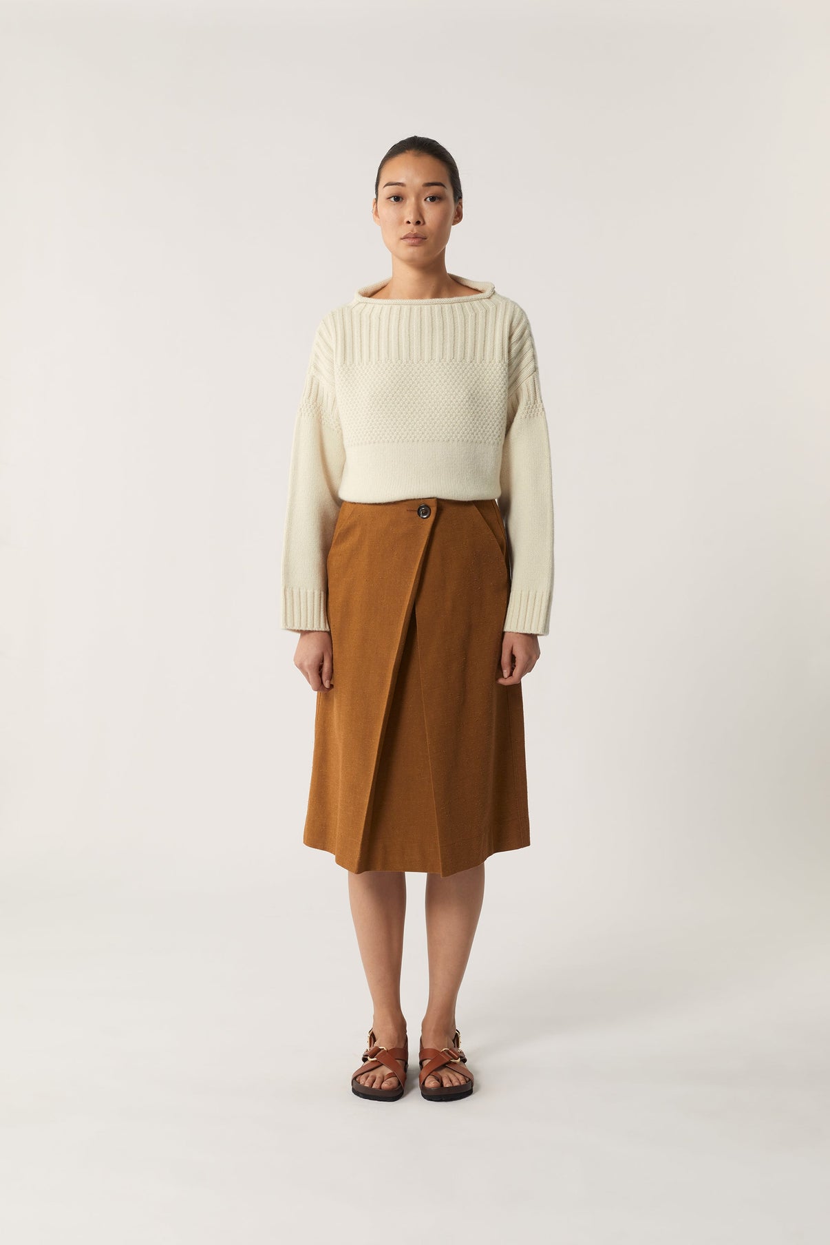BROWN OLGA Skirt vue 1