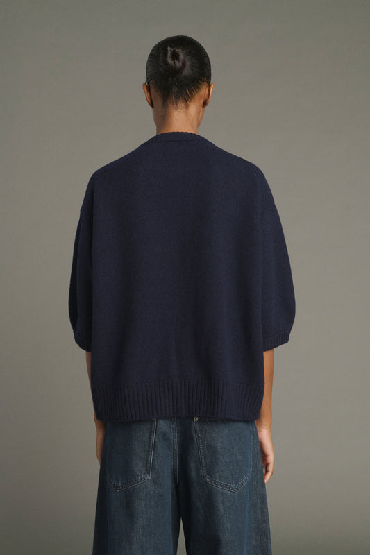 Lise Pullover - Navy - Merino Wool - Women