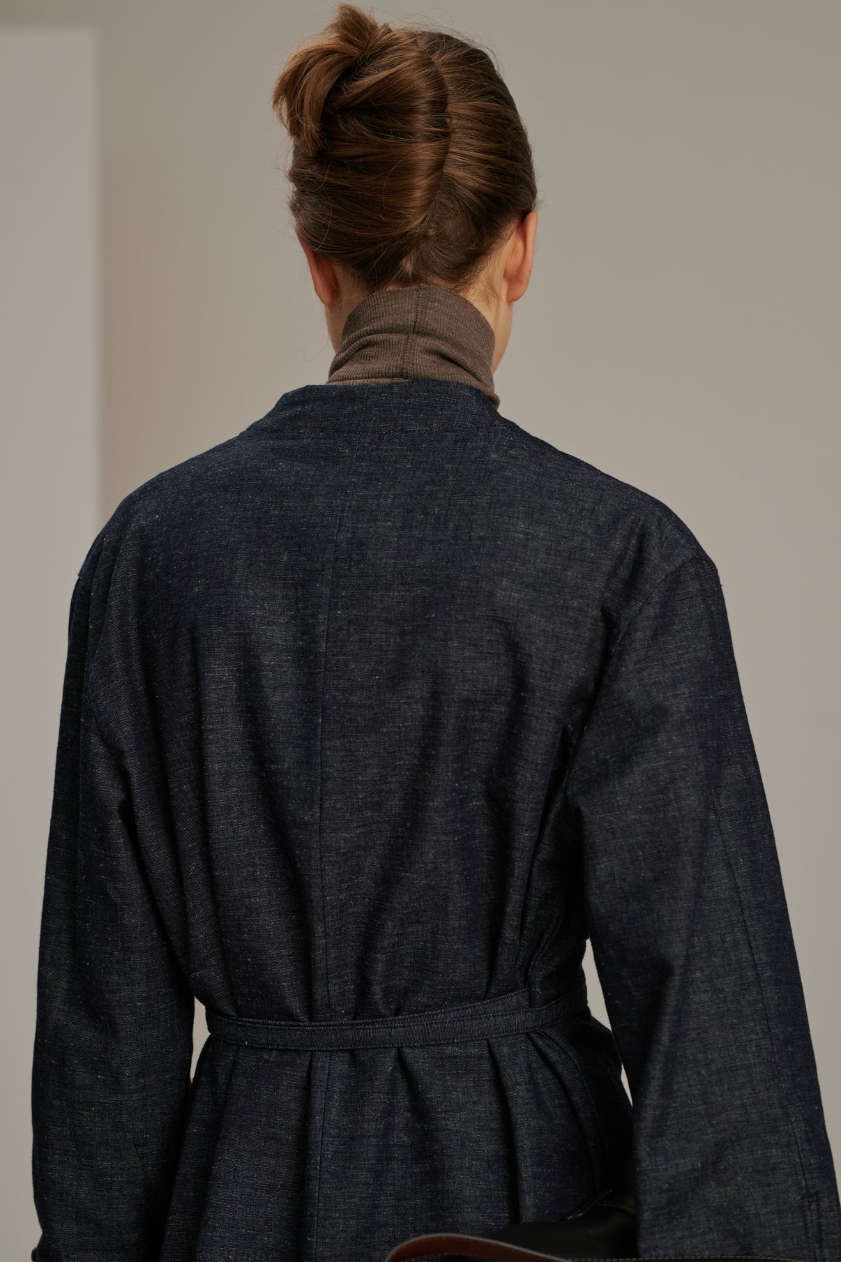 Robe Carla - Bleu/Noir - Coton - Femme vue 4