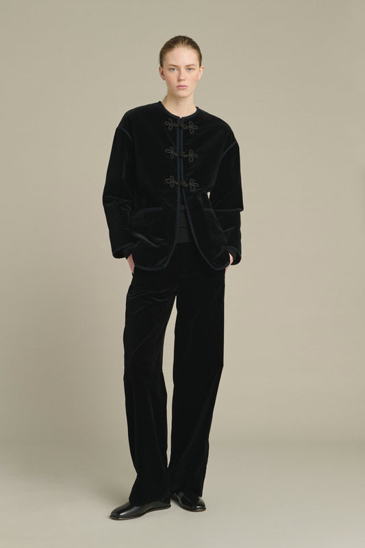 Lutetia Jacket - Black - Cotton - Women