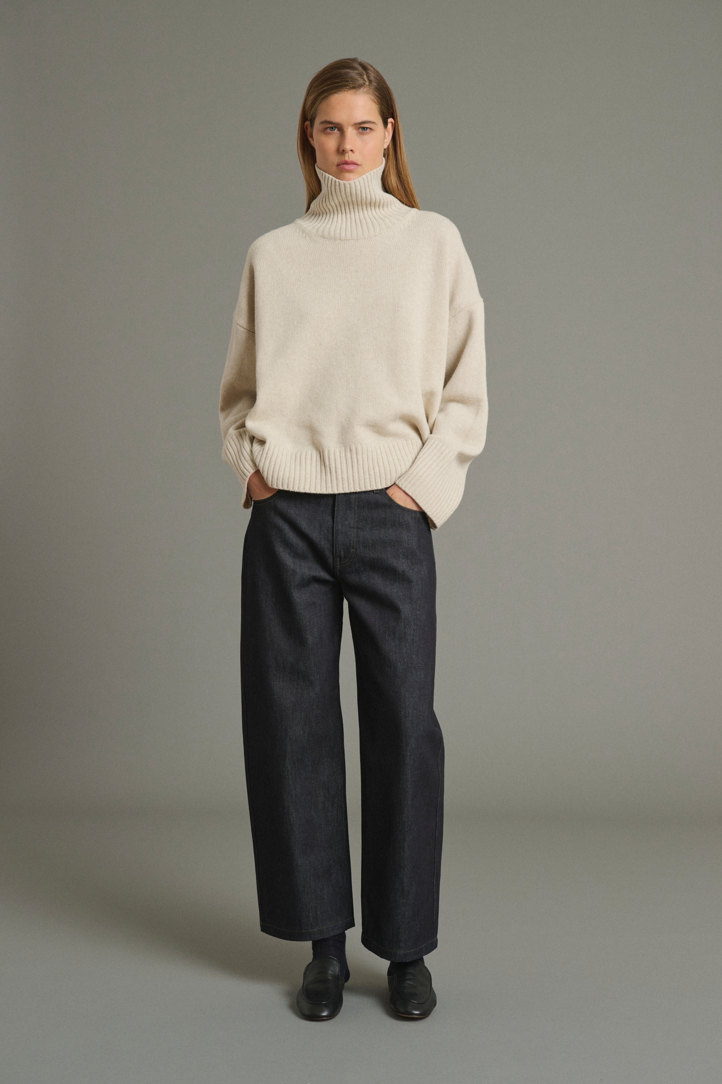 Jeans Harrison - Bleu Brut - Cotton - Women