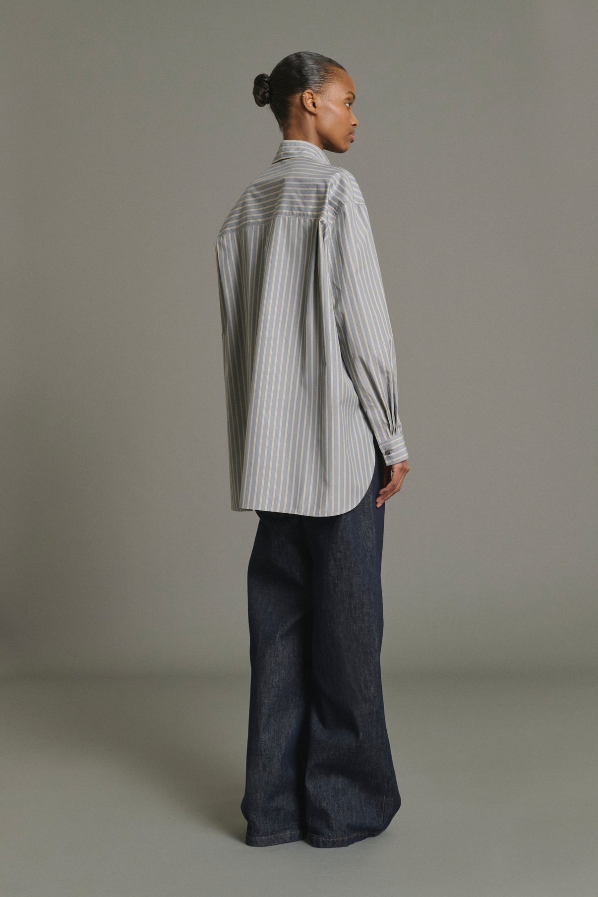 Grenade Shirt - Anthracite/Bronze - Cotton - Women vue 3