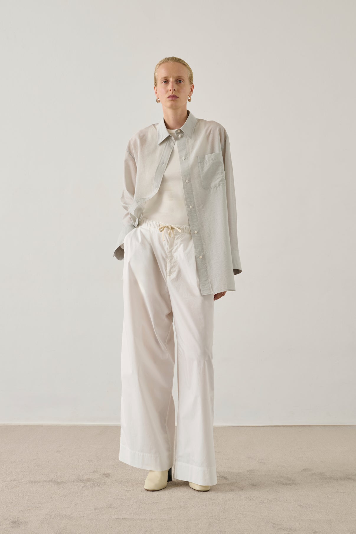 Chemise Francesca - Gris Clair - Femme vue 1