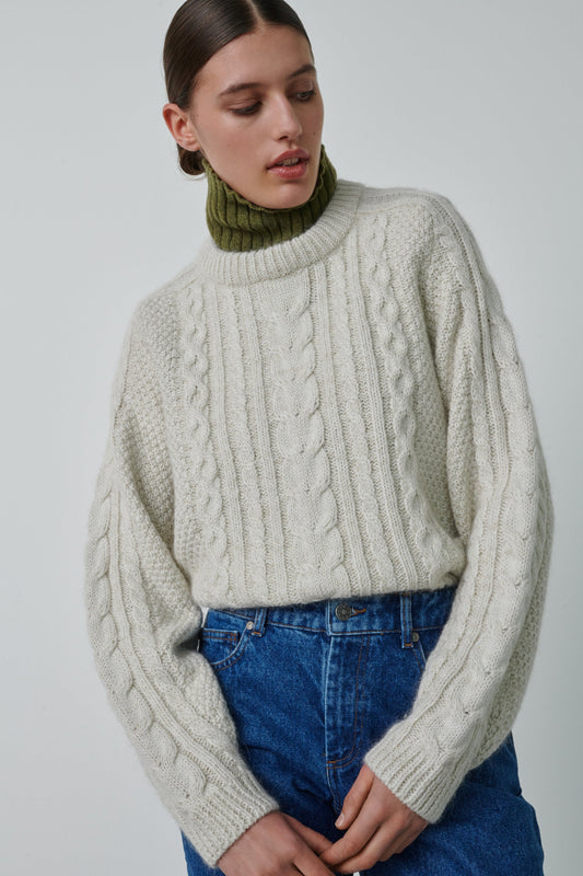 PULLOVER WANDO ECRU