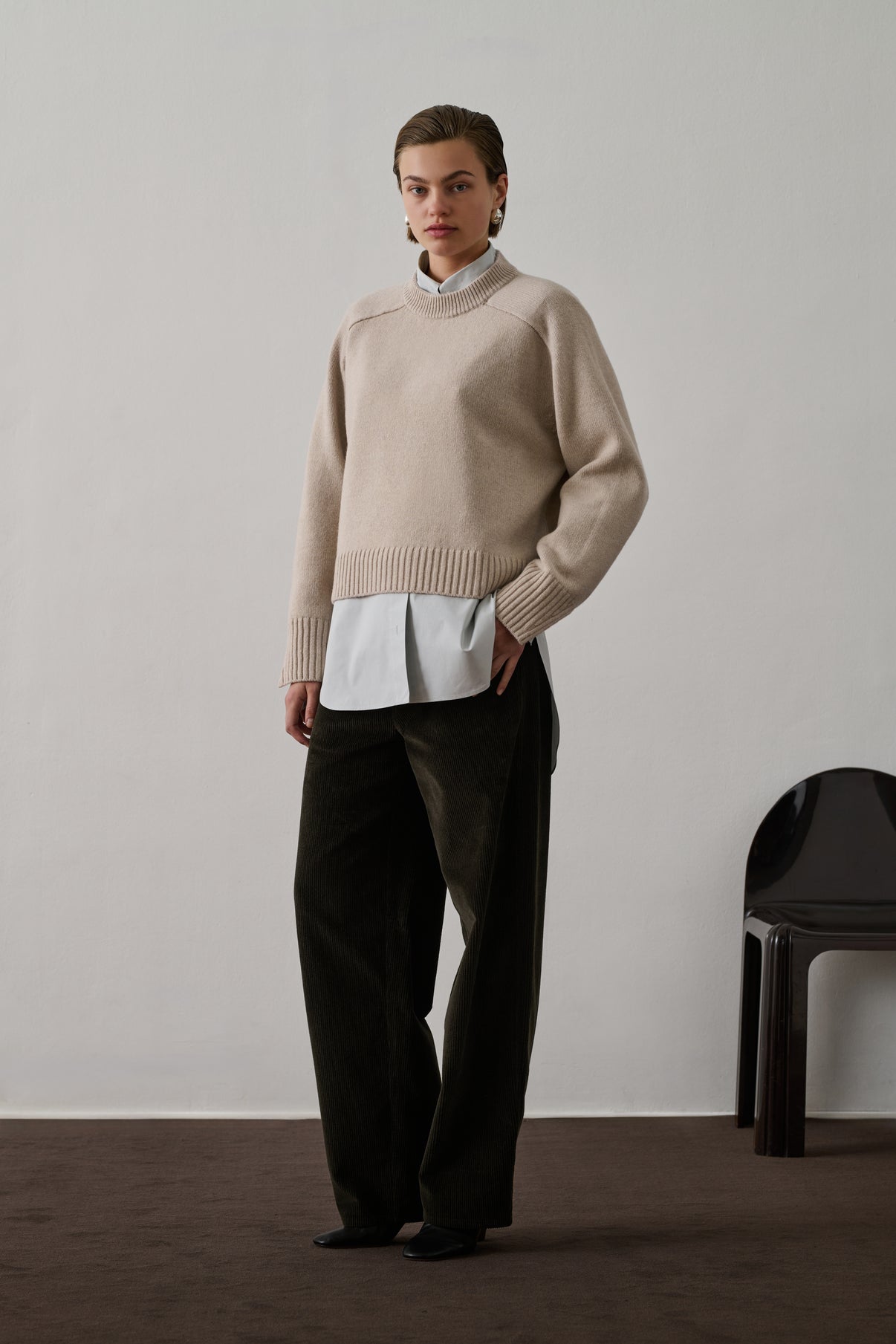 Pull Will - Ecru - Laine - Femme vue 2