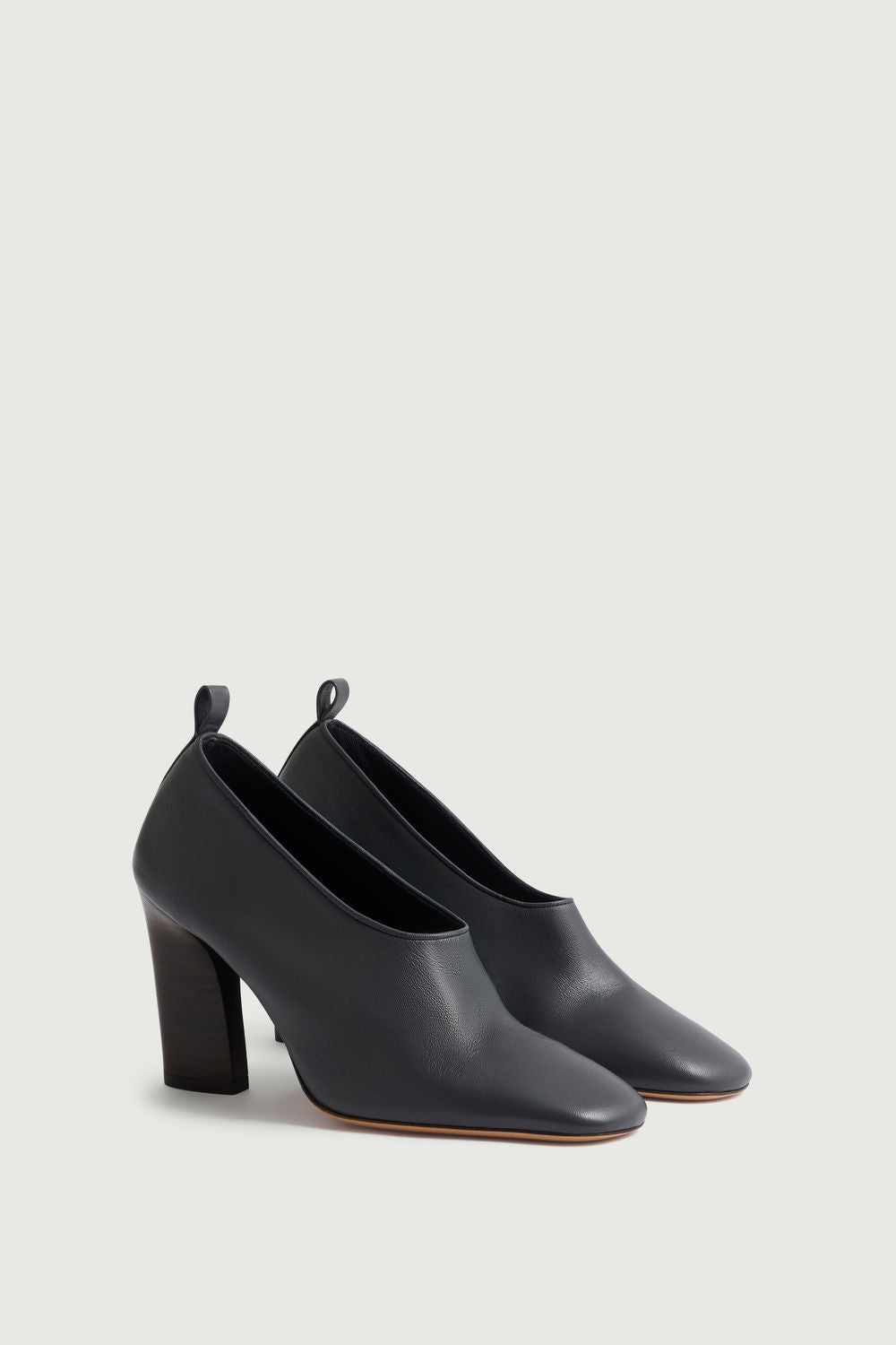 Escarpins Thea - Gris Anthracite - Cuir - Femme vue 2