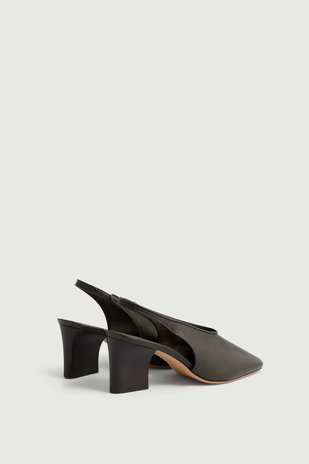 Joan slingbacks - Terre D'Ombre - Leather - Women vue 3