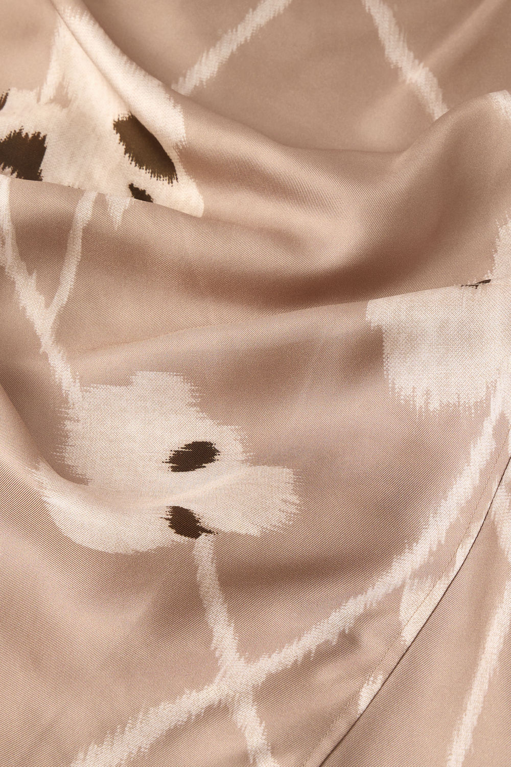 Fedora Blouse - Beige - Silk - Women vue 6