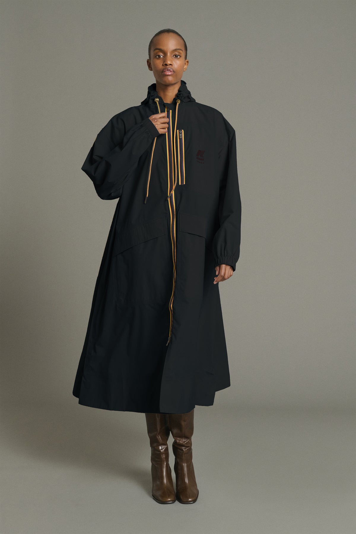 Pradel trench coat - Anthracite Grey Women's - Soeur vue 1