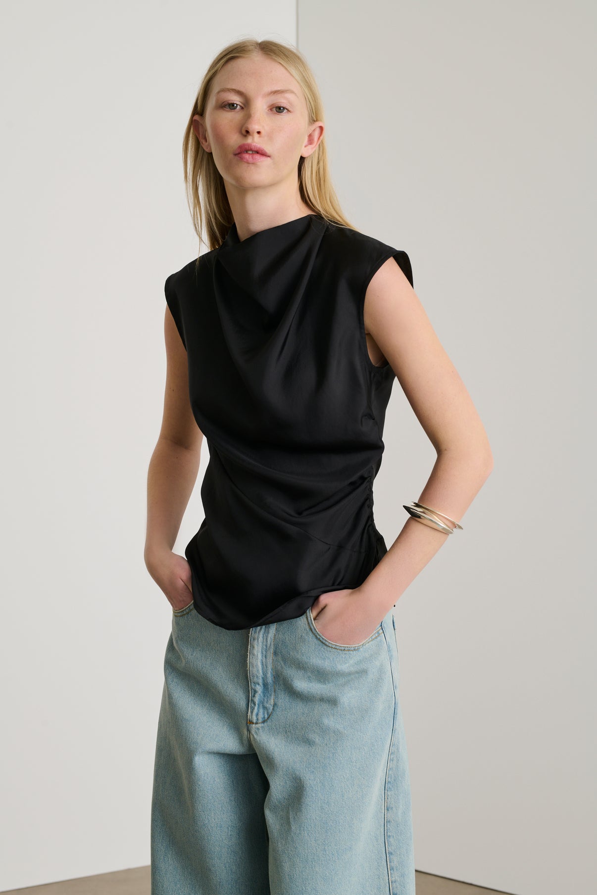 Blouse Eclat - Noir - Femme vue 2